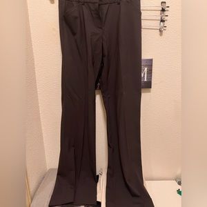Theory chocolate brown trousers size 10